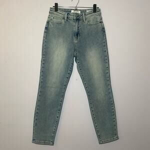 Judy Blue Slim Fit Straight Leg Light Wash Jeans Minimalist Women's size 27